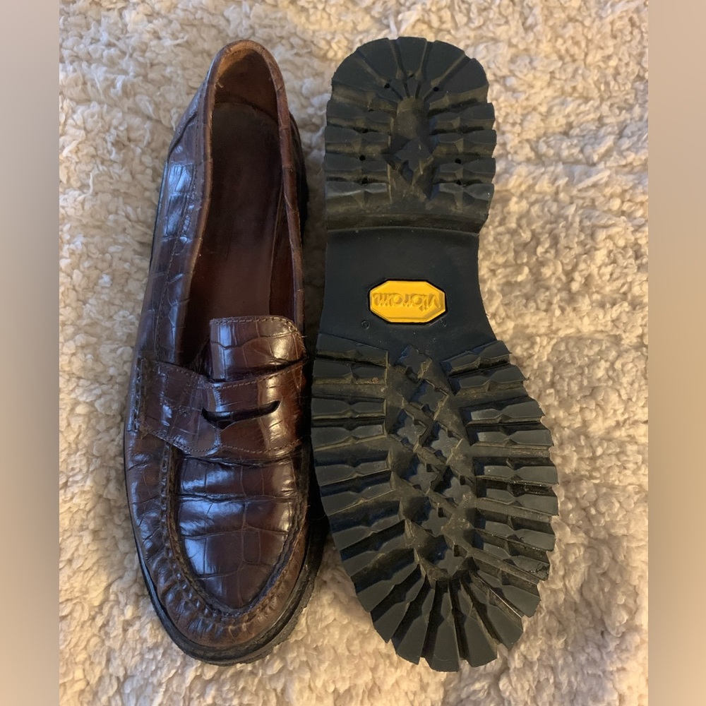 Ralph Lauren Classic Brown Loafers - Picture 3 of 3